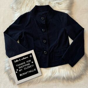 J. Crew Blue Twill Jacket | Women’s Small